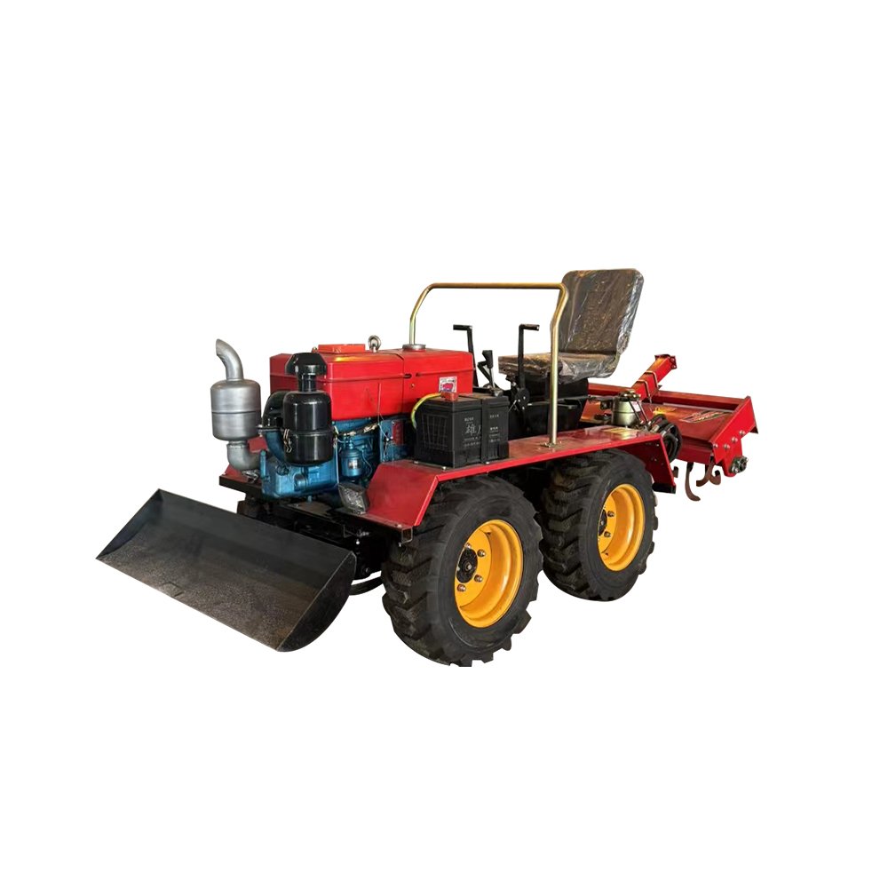 Professional Agricultural Products Four Wheeled Mini Tractor Multifunction Lawn Mower Tractor