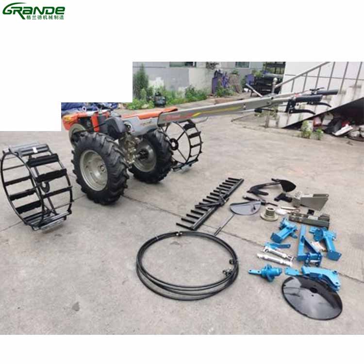 Agricultural Machinery Small Manual Walking Hand Tractor