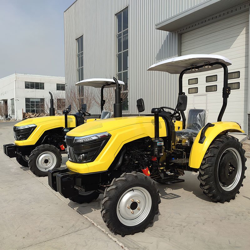 High Quality Mini 4x4 Wheeled Tractor Agriculture Tractor 25 HP Tractor With Farming Machine
