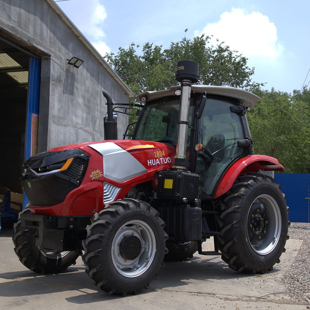 High Quality Four-wheel Tractor High-power Farm Six Cylinder Engine Agricultural Tractor