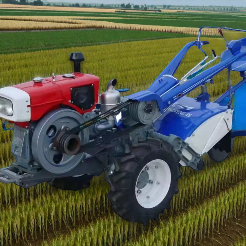 Agricultural Machinery Equipment 15/20hp Diesel Cultivator/Motocultor Two-Wheel Gasoline Power Mini Tiller Gear 2WD