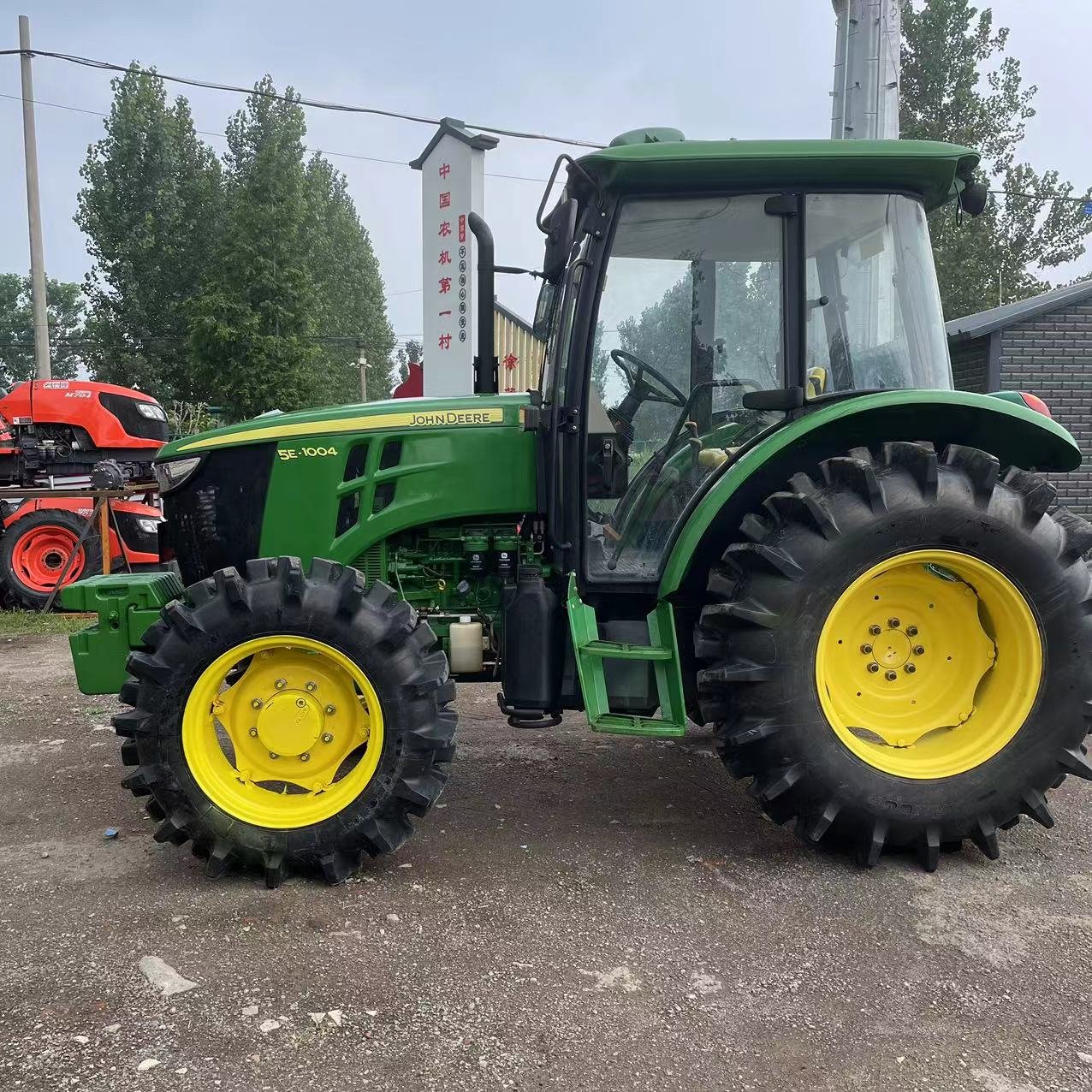 Used/second Hand Farm Wheel Tractor John 5 904 90hp 4x4wd Small Mini Compact Agricultural Machinery Equipment