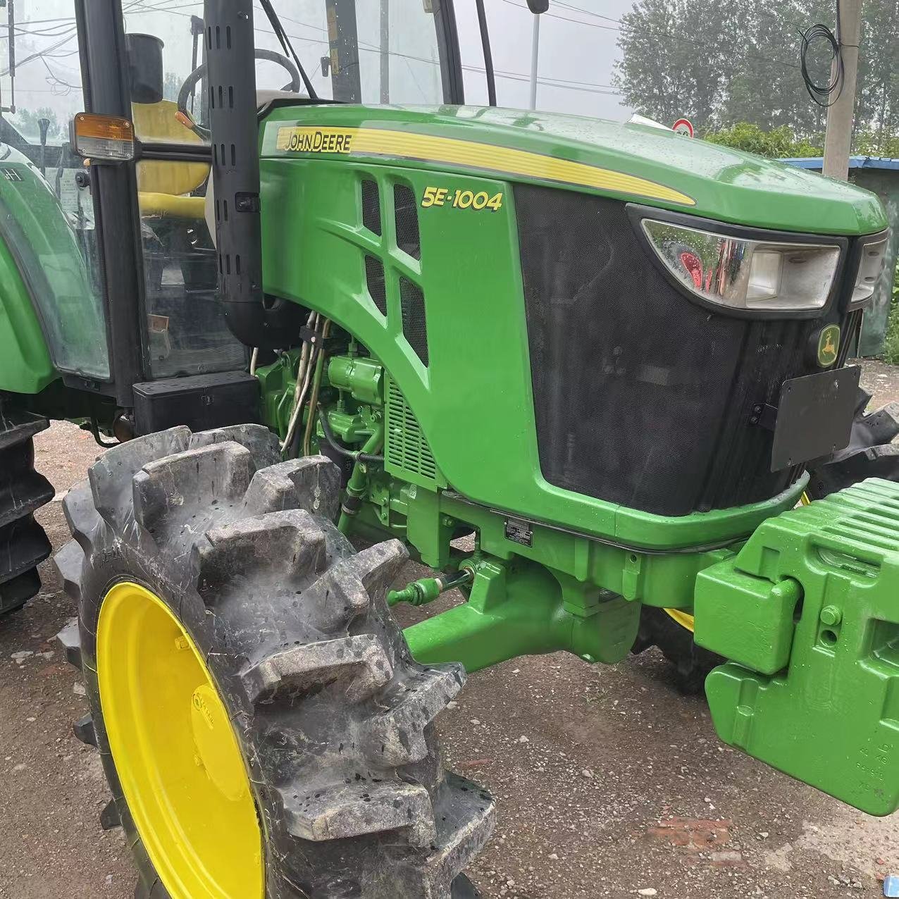 Used/second Hand Farm Wheel Tractor John 5 904 90hp 4x4wd Small Mini Compact Agricultural Machinery Equipment
