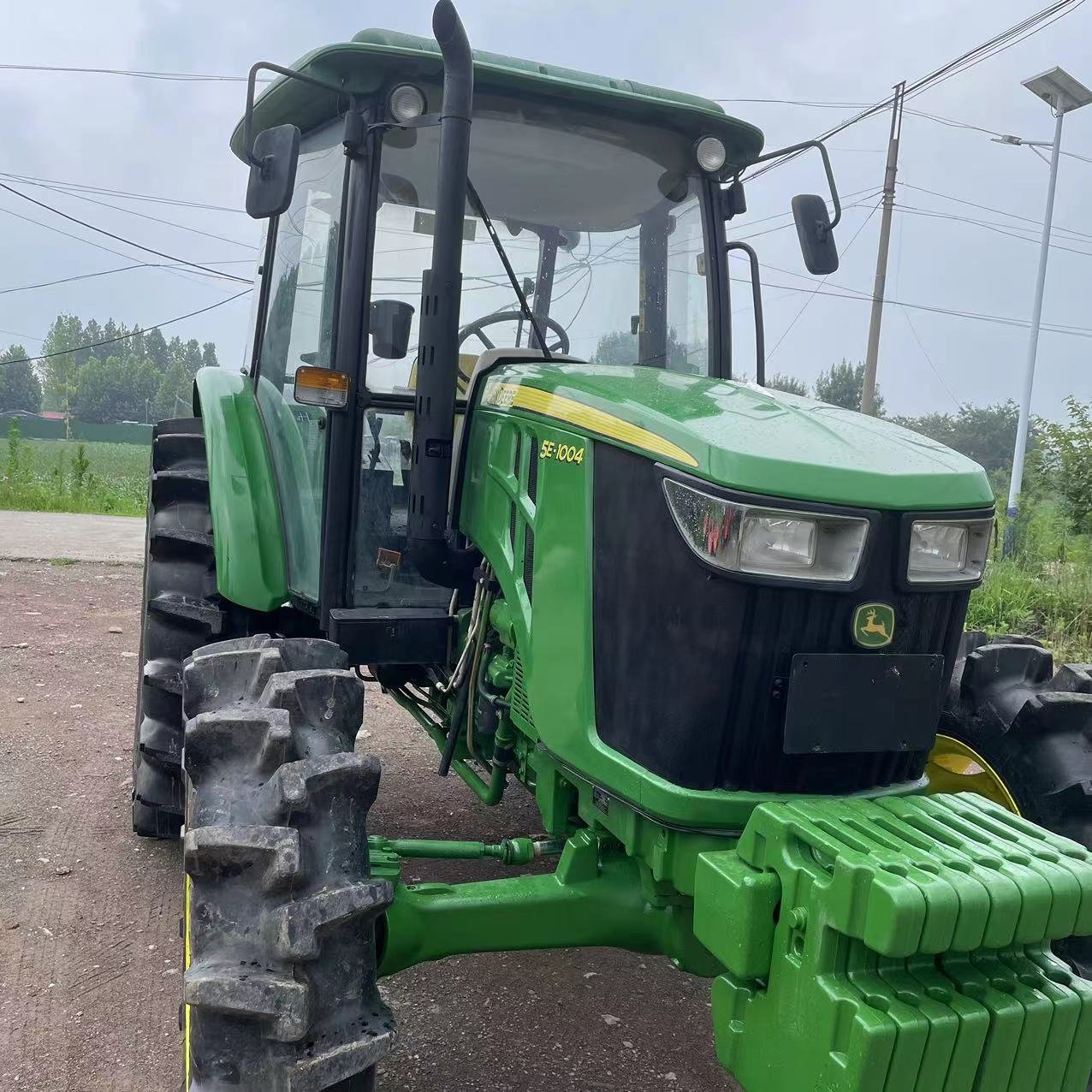 Used/second Hand Farm Wheel Tractor John 5 904 90hp 4x4wd Small Mini Compact Agricultural Machinery Equipment