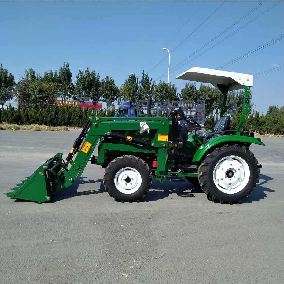 40 Horse Power 4 Wheel Drive Tractor With Front End Loader Farm Tractor Agricultural Tractor