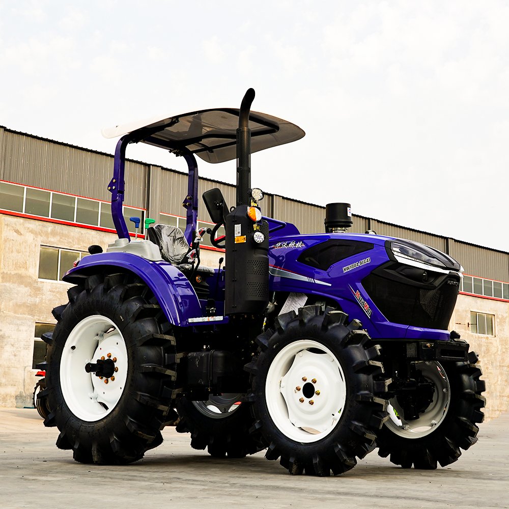 Chinese 90hp 100hp Compact Small Tractor Mini Farm Garden 4X4 Wheel 4WD Tractors