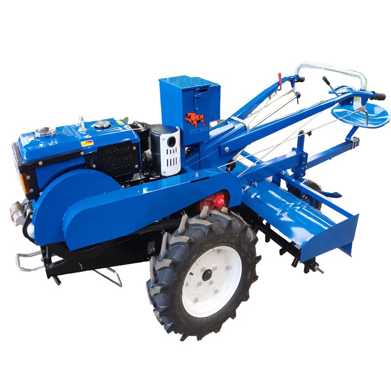 Falath 20HP Diesel Engine Power Walking Tractor With Two-Wheel Drive Hand-Held Agricultural Machine Behind Power Tiller