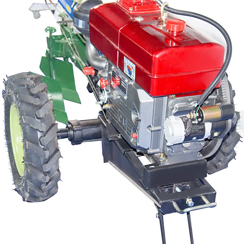 Two Wheel Farming Motocultor diesel 12hp Plowing Machine Agricultural Walking Tractor