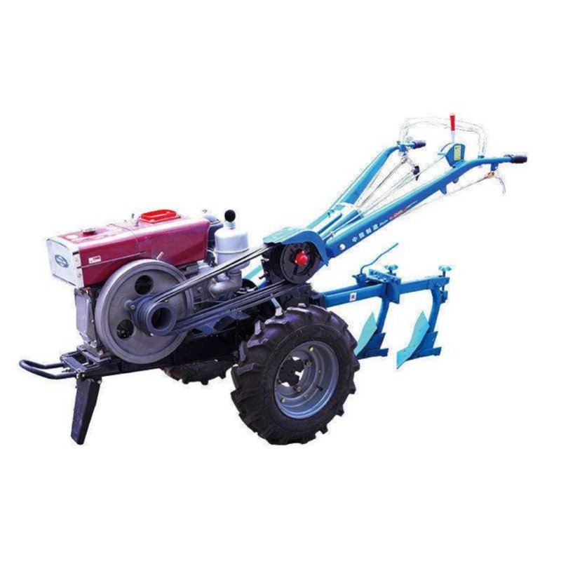 Two Wheel Farming Motocultor diesel 12hp Plowing Machine Agricultural Walking Tractor