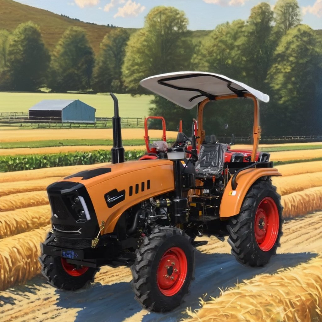 High Quality Tavol Agricultural Tractors 60HP-100HP Kubota Diesel Engine 4x4 4WD Walking Tractor for Farm Use New Condition