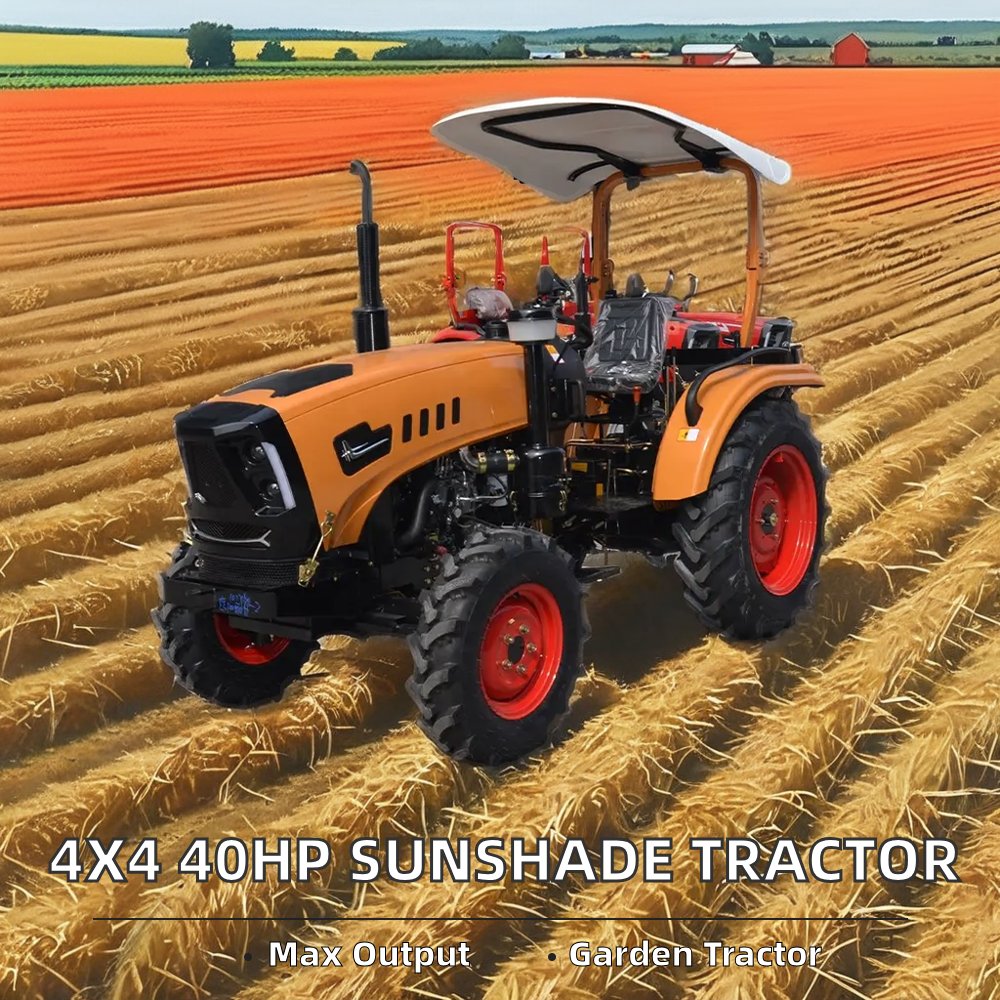 High Quality Tavol Agricultural Tractors 60HP-100HP Kubota Diesel Engine 4x4 4WD Walking Tractor for Farm Use New Condition