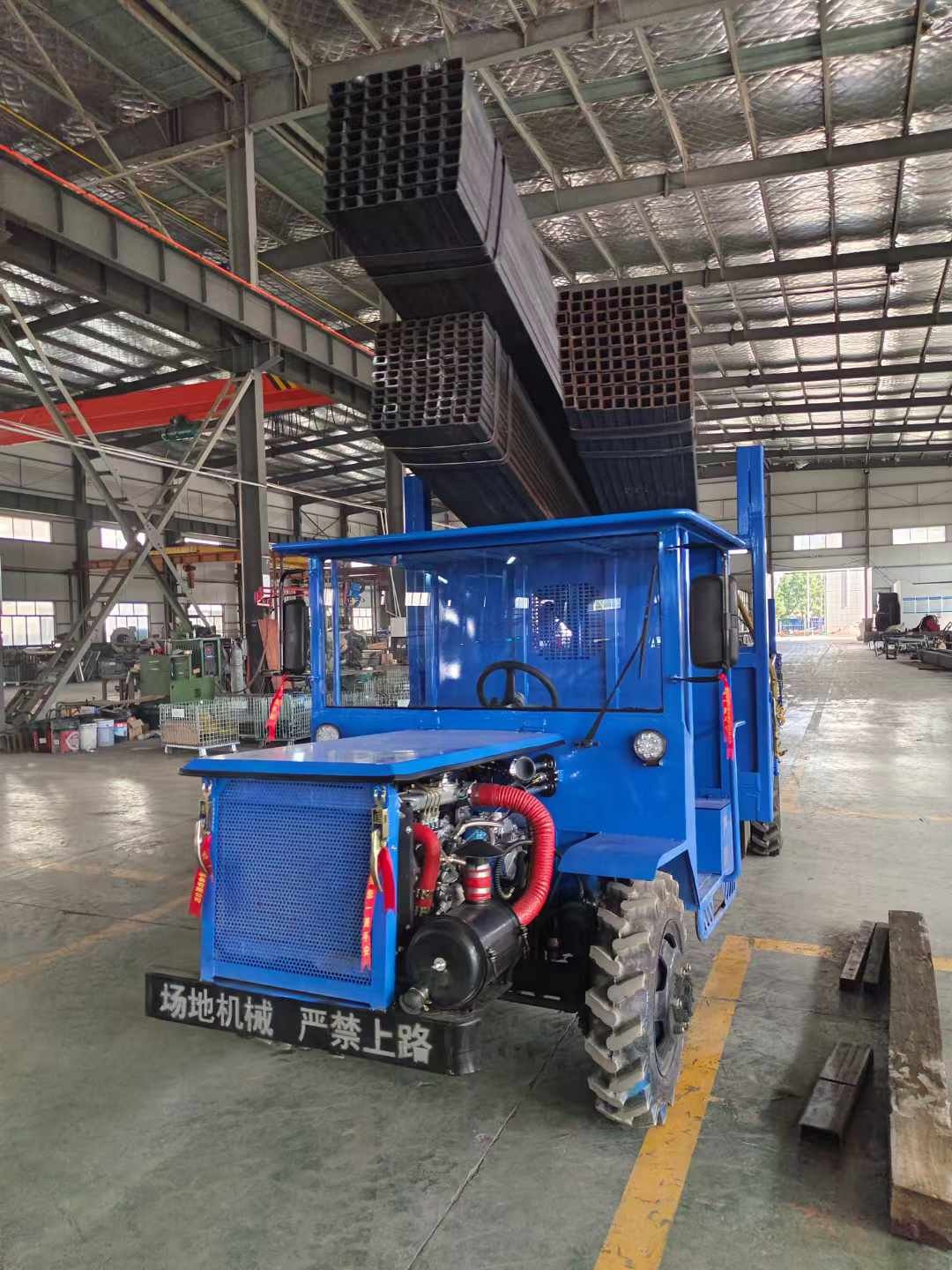 Factory Diesel 4wd Lift Hydraulic 4 Cyl. 64HP Hilly Utility Vehicle for Offroad Farm Machine Palm Walk Tractor Heavy Loading