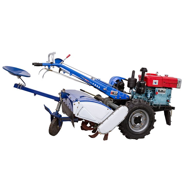 15hp Walking Tractor with Trailer18hp Farm Hand Tractor with Corn Harvester Disc Plough