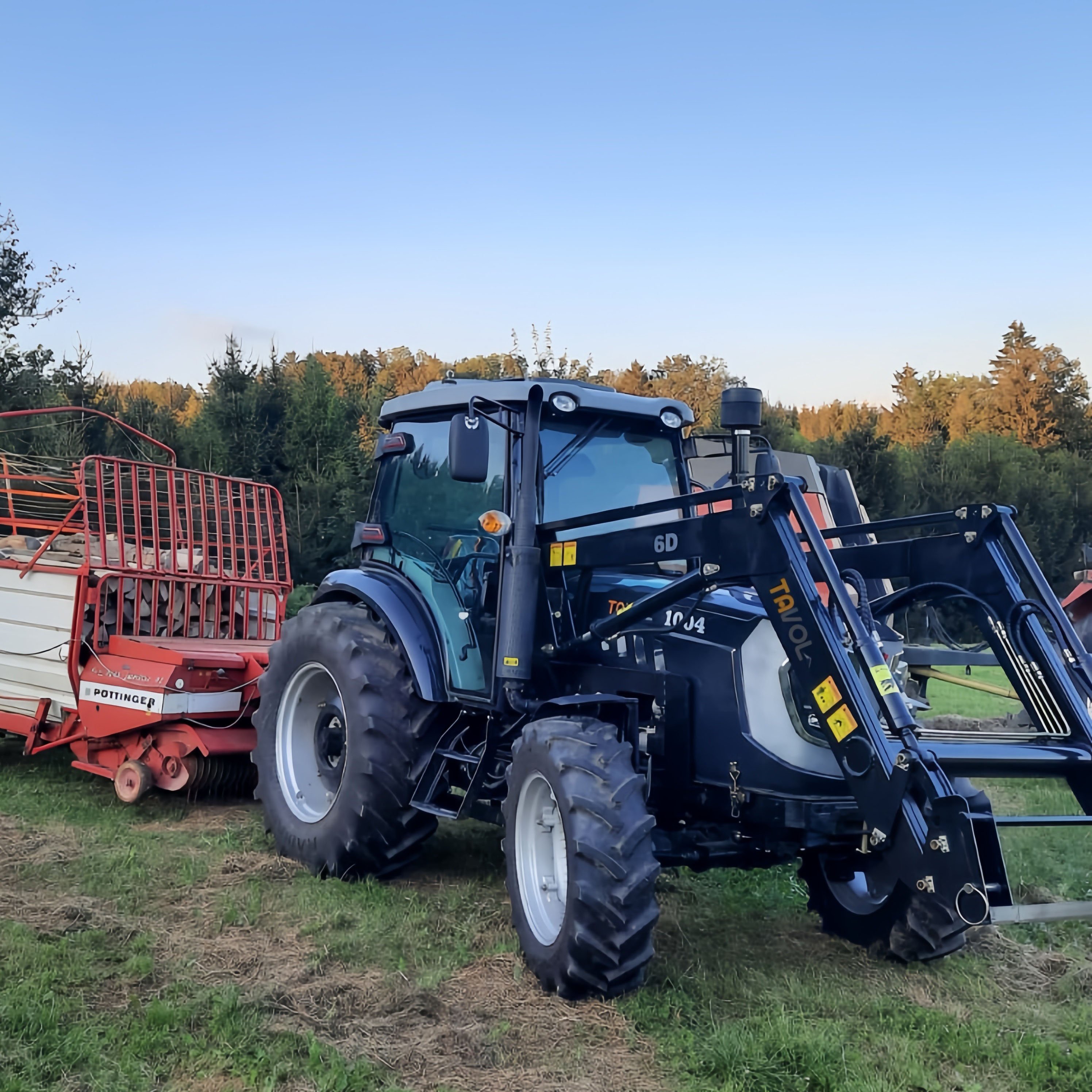 Farm Machinery Buy Agricultural Tractor Tavol 70hp 80hp 90hp 100hp YTO diesel Engine Agriculture Tracteur Wheel Tractor for Sale