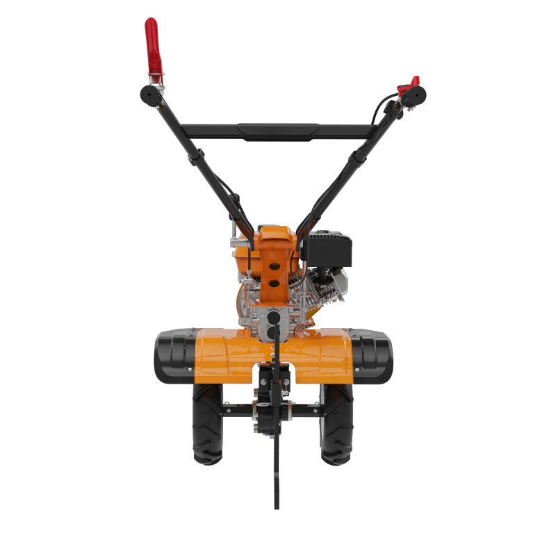 HWASDAN 4kw 7HP Four-stroke Gasoline Engine Front Rotary Power Tiller H170F Hand Control Power Weeder Gears Drive Tractor Tiller