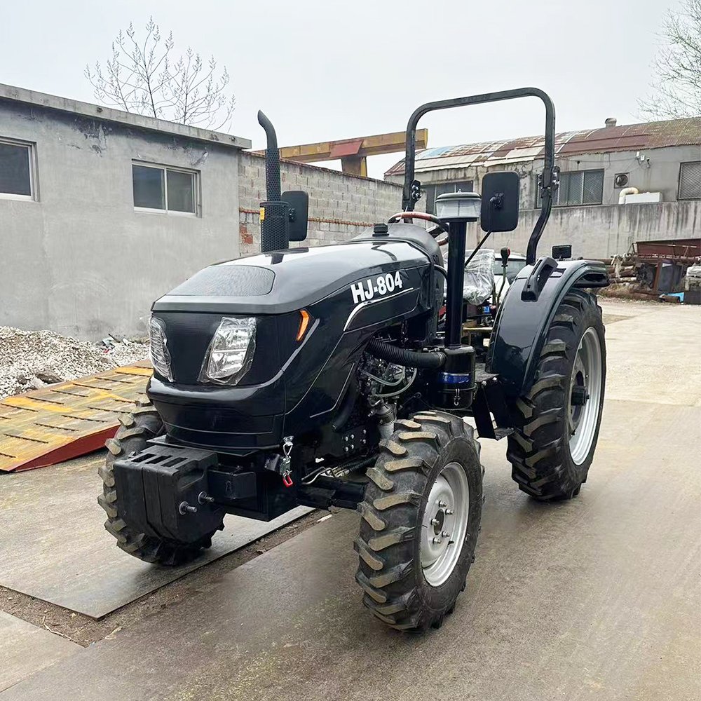 50hp Small 4 Wheel Tractor with Front End Loader Tractors Trucks Agriculture Mini Farm Tractor Lawn Mower 4x4