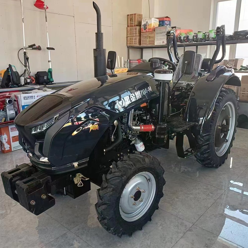 50hp Small 4 Wheel Tractor with Front End Loader Tractors Trucks Agriculture Mini Farm Tractor Lawn Mower 4x4