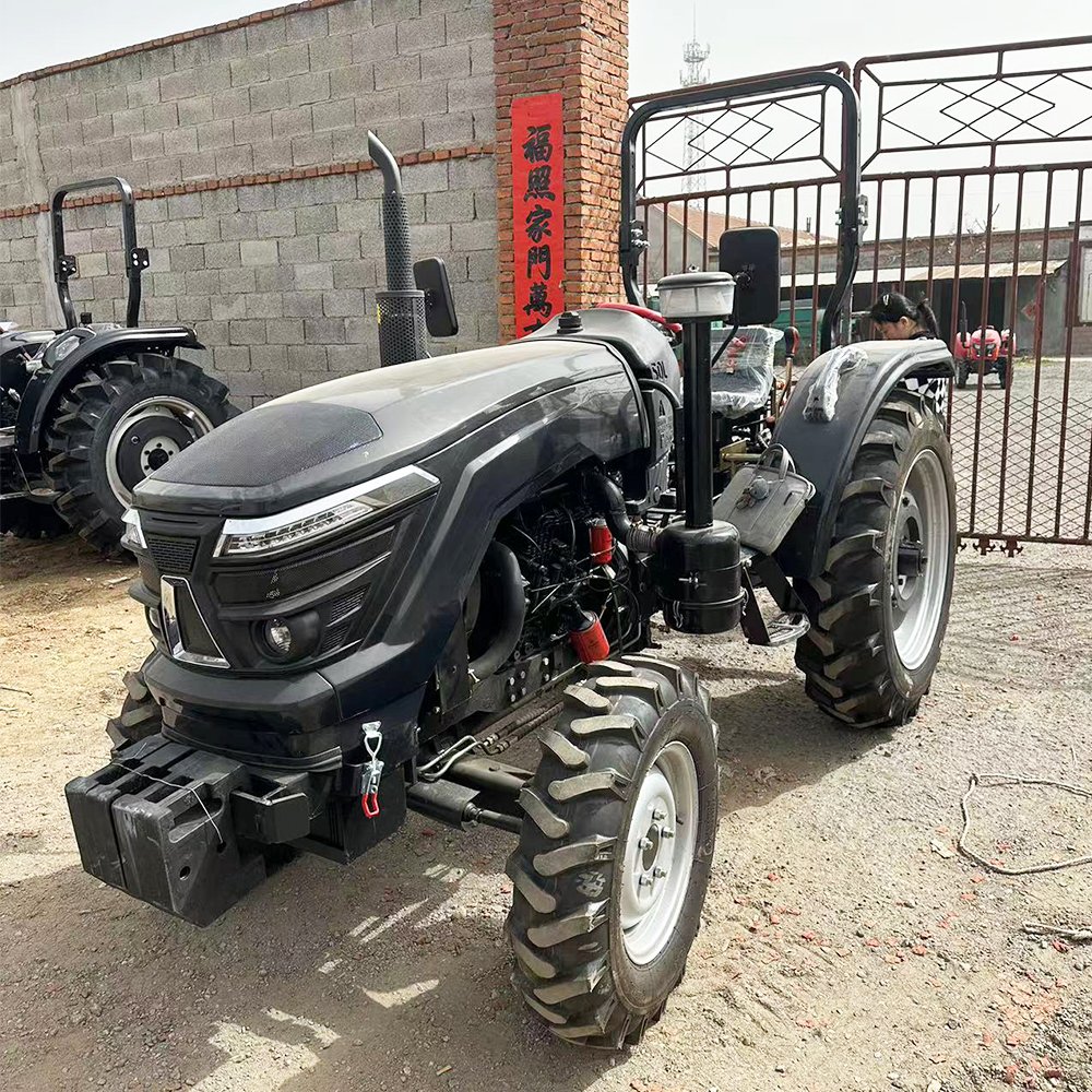 50hp Small 4 Wheel Tractor with Front End Loader Tractors Trucks Agriculture Mini Farm Tractor Lawn Mower 4x4