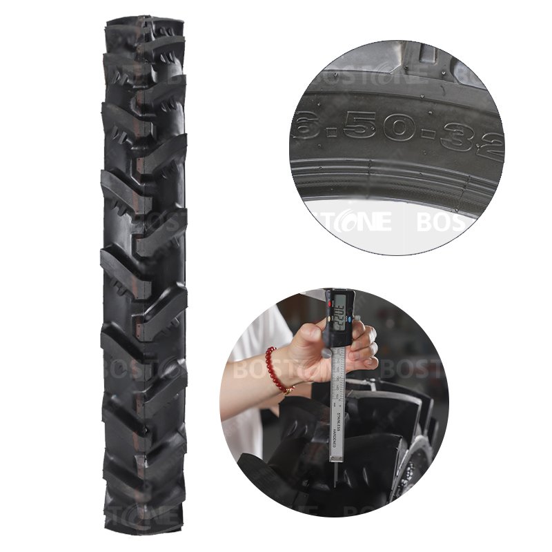 Best Seller 6.50-32 Rim Customized Farm Tractor Tires New Condition Narrow Tread Boom Sprayer Bias Design
