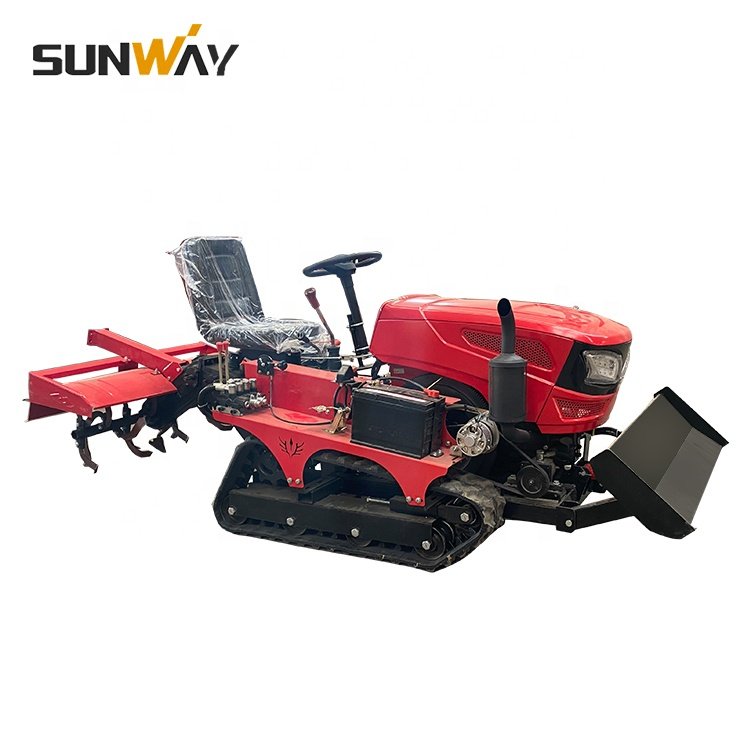2025 New Rubber Track Crawler Traktor Farm Crawler Mini Tractor 4x4 Agriculture