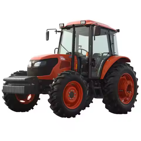 Kubota 95HP Used 4WD Wheel Tractor for Agriculture 40HP Rated Power Engine Motor Pump Gearbox Gear Bearing Good Price for Farms