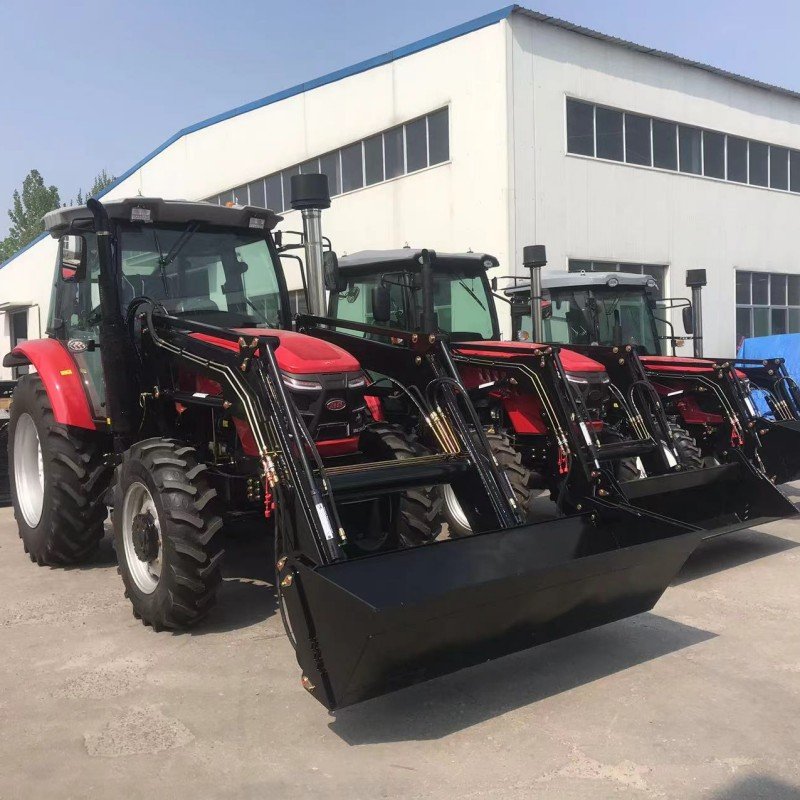 Fast Delivery Four-Wheel Farm Tractors 50HP 60HP 70HP 80HP 90HP 100HP 180HP Fast Delivery 4WD Compact Tractor Farm Use for Sale