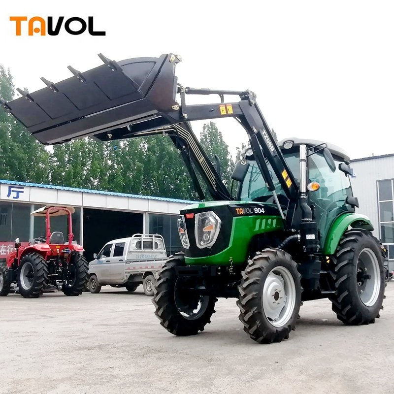 2024 Retail Cheap Price Home Use 4WD Multifunctional Diesel Mini Tractor Hot Sale New Wheel Tractor Featuring Engine Gearbox