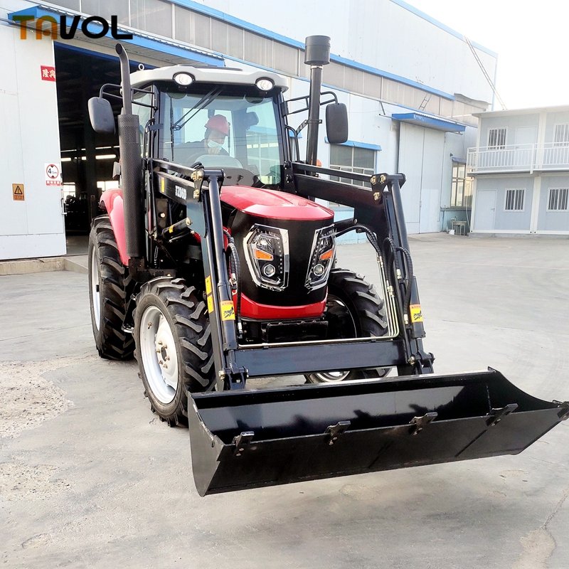 2024 Retail Cheap Price Home Use 4WD Multifunctional Diesel Mini Tractor Hot Sale New Wheel Tractor Featuring Engine Gearbox