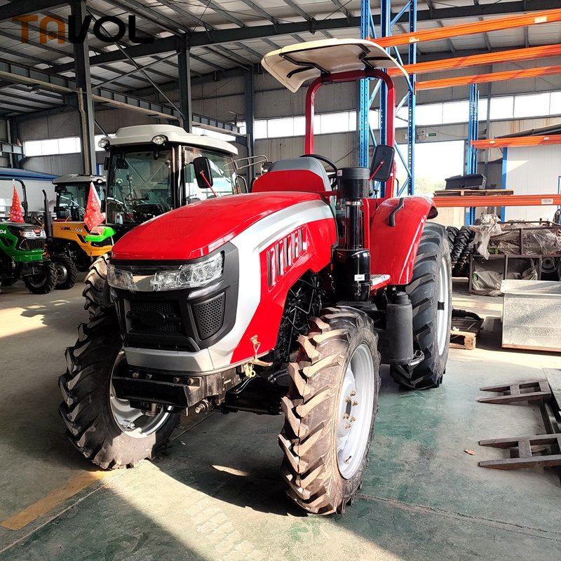 2024 Retail Cheap Price Home Use 4WD Multifunctional Diesel Mini Tractor Hot Sale New Wheel Tractor Featuring Engine Gearbox