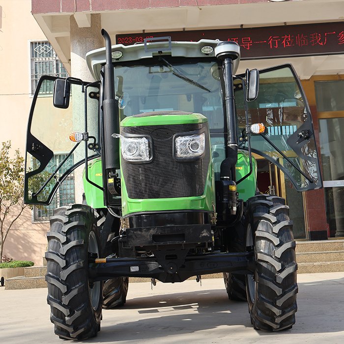 Hot Sale Wheeled Tractor 120HP Farming Tractor Heavy Duty 4WD 120HP 4X4 Agricultural Tractor With Loader and Backhoe in Peru