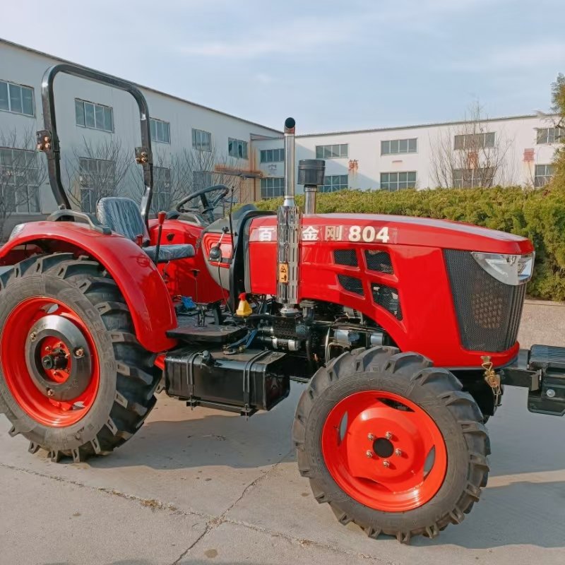 Chinese 4wd 45hp 60hp 90hp Wheel Farm Tractors With Tractores Agricolas Ploughingtartor Traktor 4wd Tractor Price for Sale