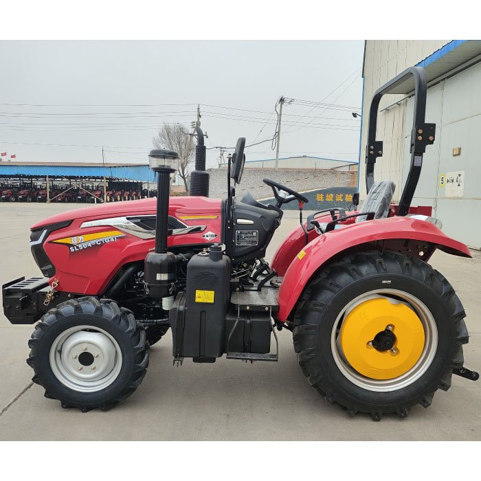 Factory Price Farm Use Tractor Single Action Clutch Hydraulic Steering 8F+2R Water Cooled Engine 4WD 50 HP Tractor