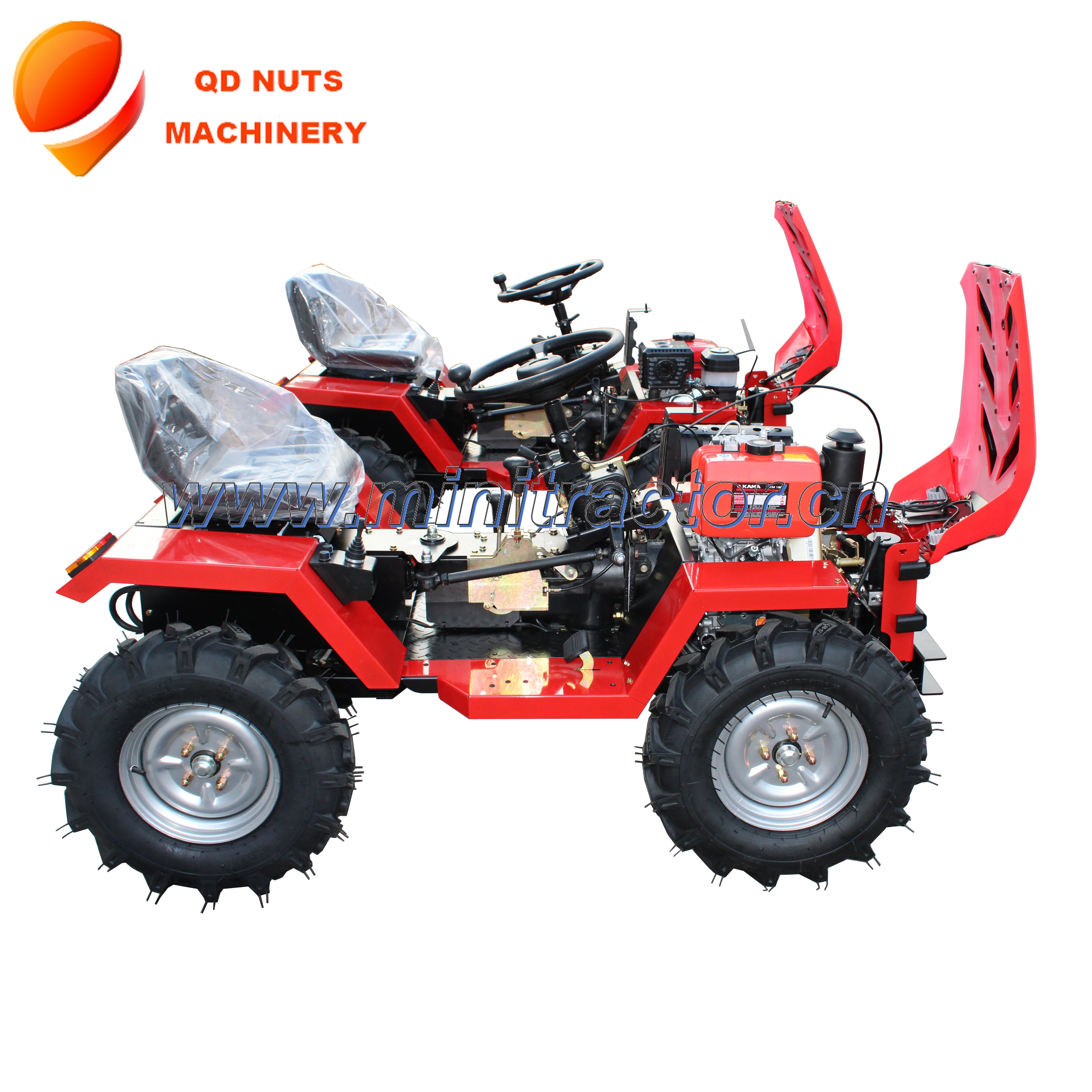 Cheap 18hp Agricultural Farming Tractors Mini Tractor 4x4 for Sale
