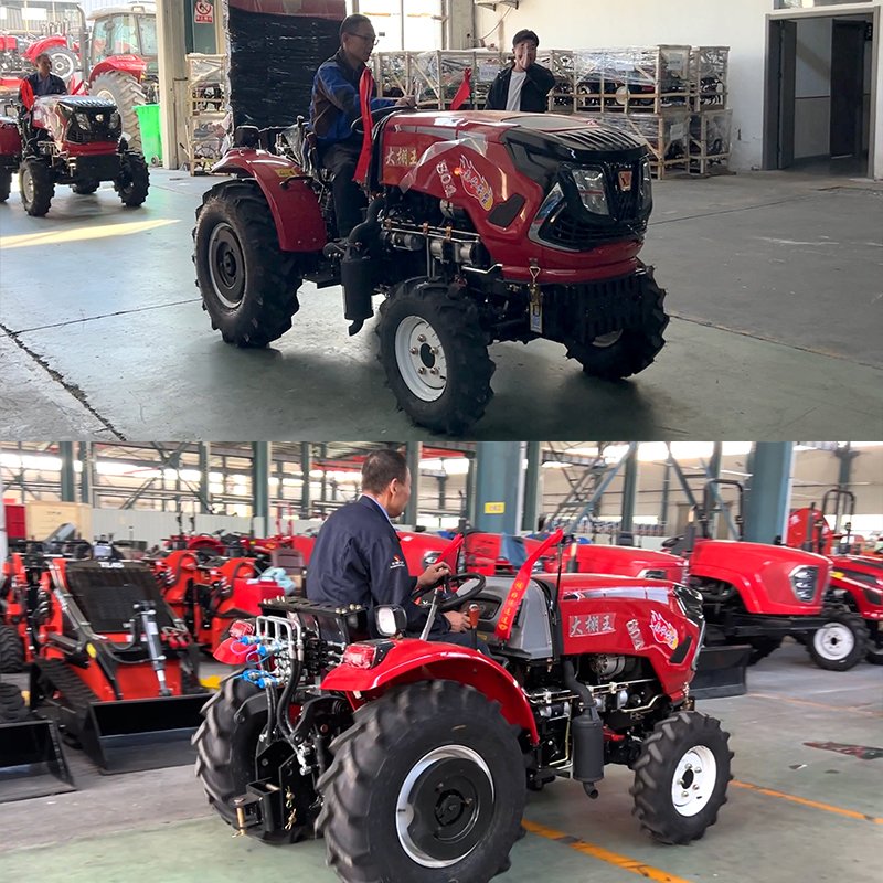 High Quality Four-Wheel Compact Agricultural Tractor 4WD Attachments Used Condition CE EPA EURO 5 2WD Motor Tractor