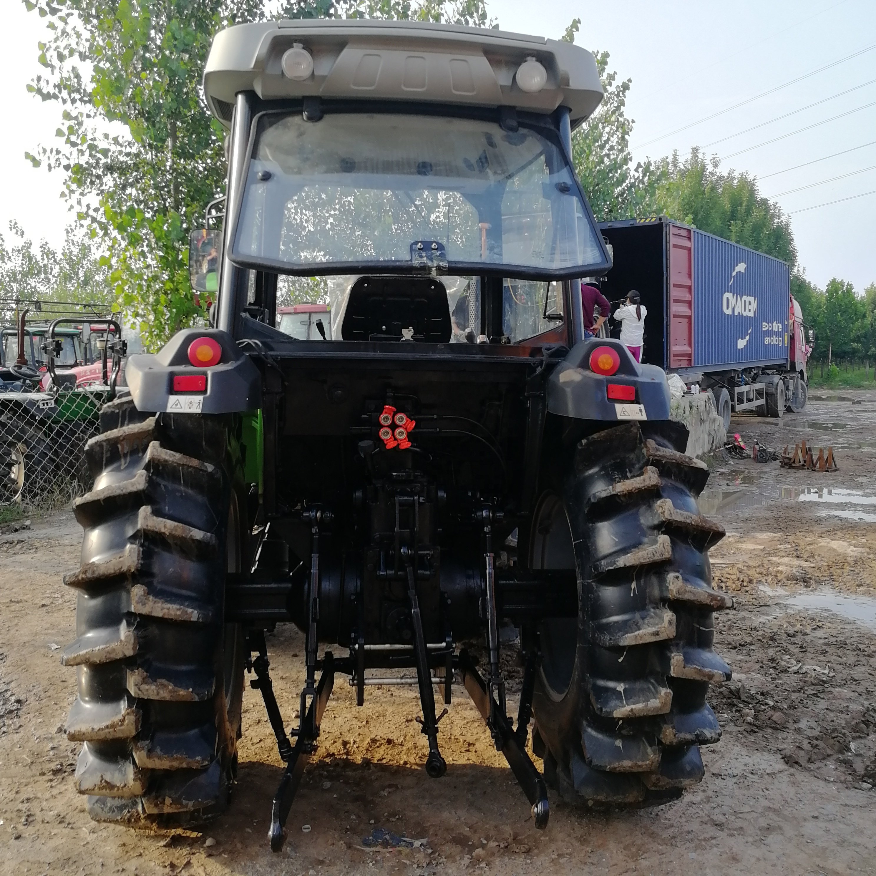 Used Tractors Deutz Fahr 100HP 4x4wd Compact Orchard Farm Two Wheel German Agricultural Machinery