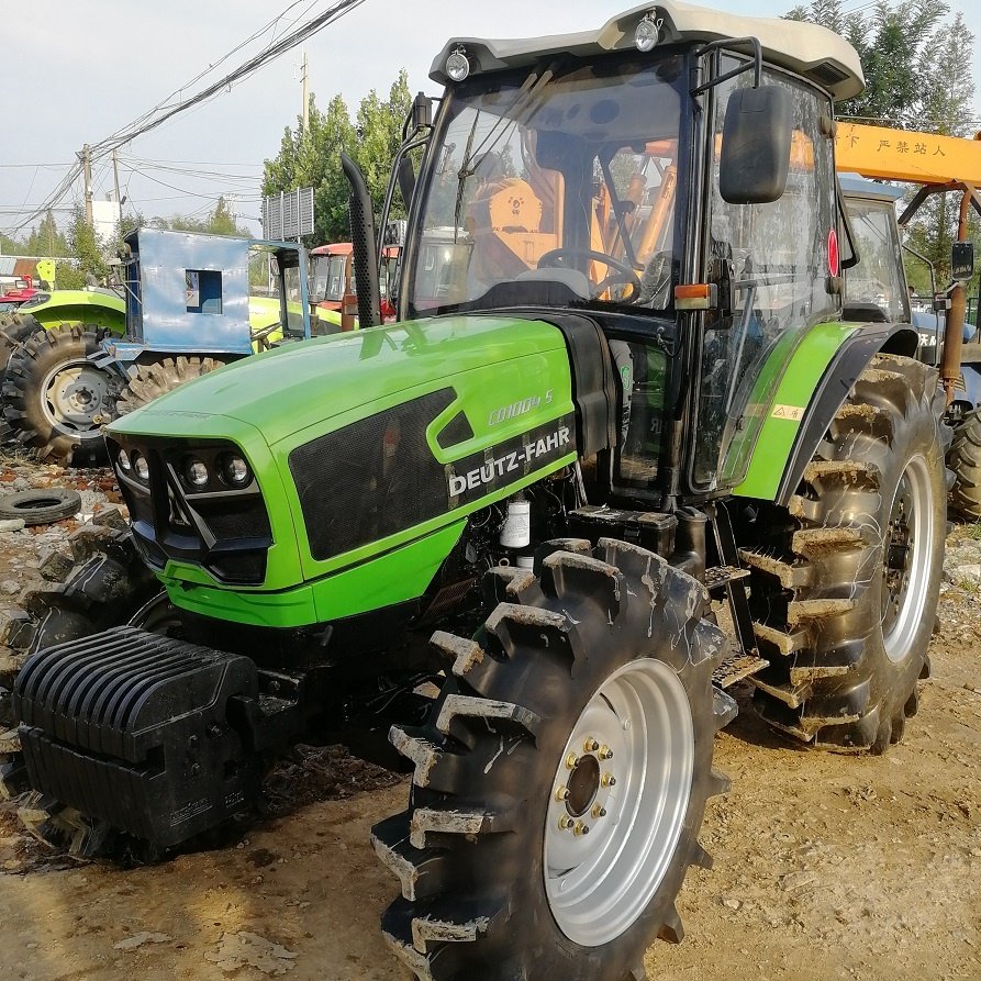 Used Tractors Deutz Fahr 100HP 4x4wd Compact Orchard Farm Two Wheel German Agricultural Machinery