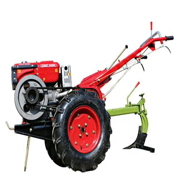 Two Wheel Mini Walking Tractors 8hp12hp 15hp 18hp 20hp 22hp Hand Tractor Farm Mini diesel Monoculture Power Tiller