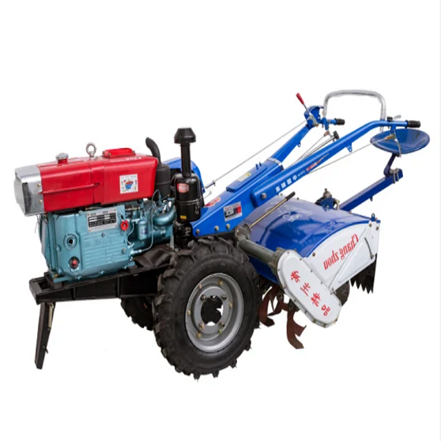 Two Wheel Mini Walking Tractors 8hp12hp 15hp 18hp 20hp 22hp Hand Tractor Farm Mini diesel Monoculture Power Tiller