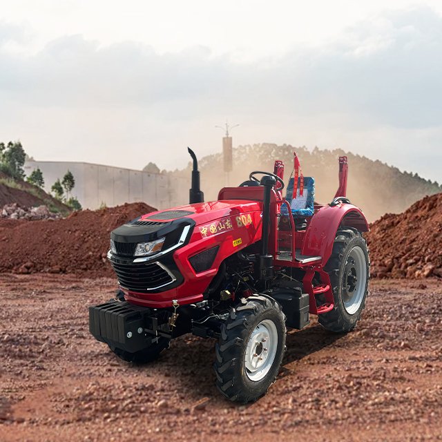 China Small Wheeled Agricultural Tractor 4x4 Agricultural Tractor Multi-functional Four-wheeled Automatic Tractor for Sale