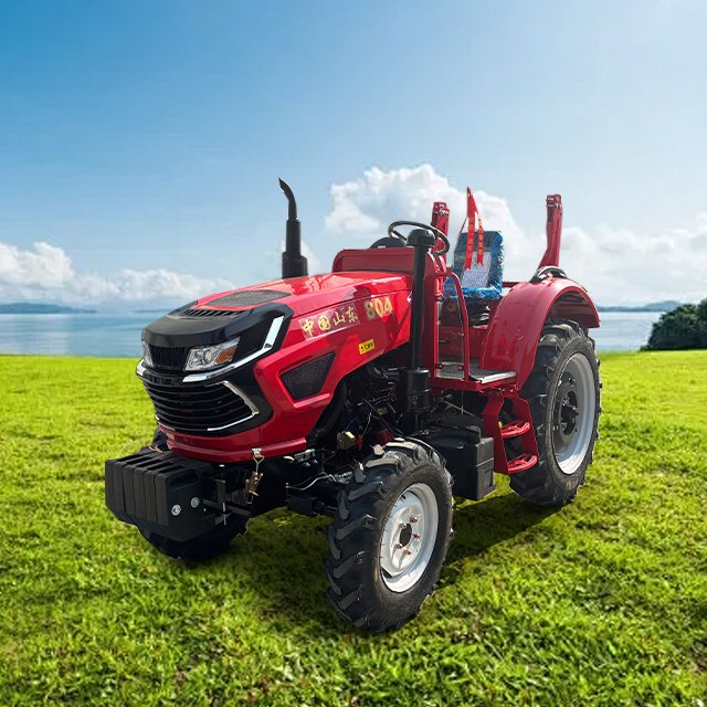 China Small Wheeled Agricultural Tractor 4x4 Agricultural Tractor Multi-functional Four-wheeled Automatic Tractor for Sale