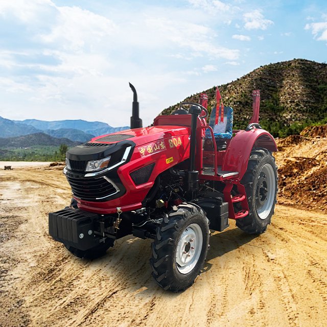 China Small Wheeled Agricultural Tractor 4x4 Agricultural Tractor Multi-functional Four-wheeled Automatic Tractor for Sale