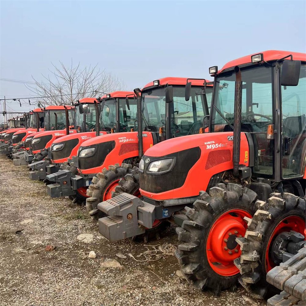 4*4 95HP 80HP 70HP Used/Second Hand Kubota Tractors With a Sunshade for Sale