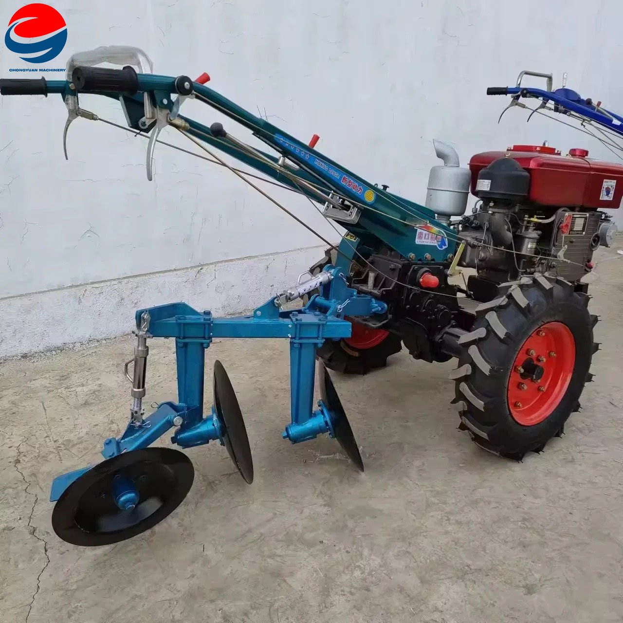 Mini Small Farm Garden Multipurpose Agriculture Equipment Hand Walk-behind Walking New Tractors Two Wheel for Sale