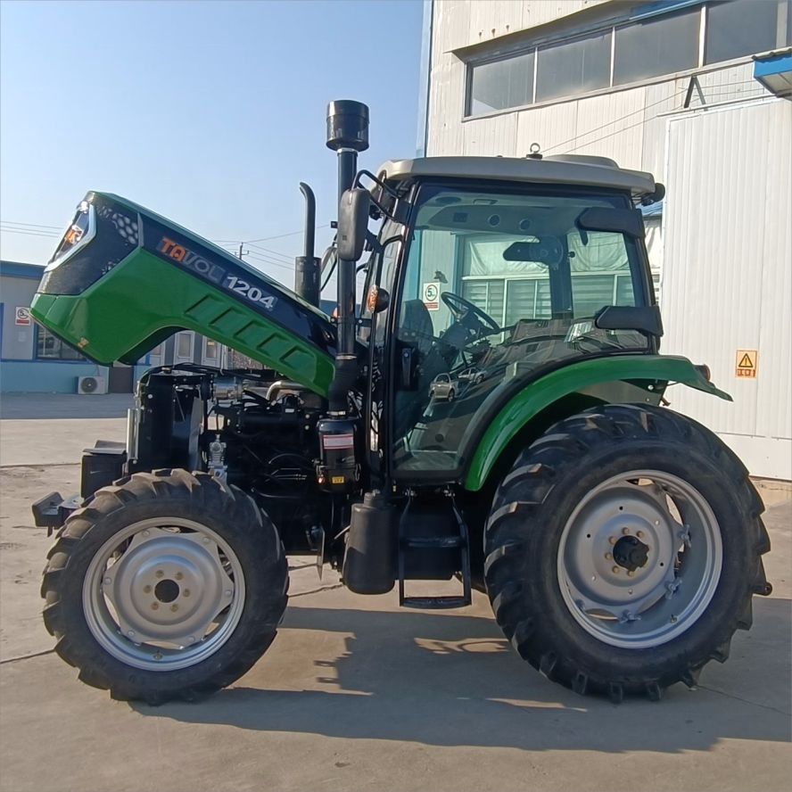 Tractor Farming Land 100HP 120HP Red Green 4WD 16+8 Shuttle Gear Agricultural 1204 Tractors