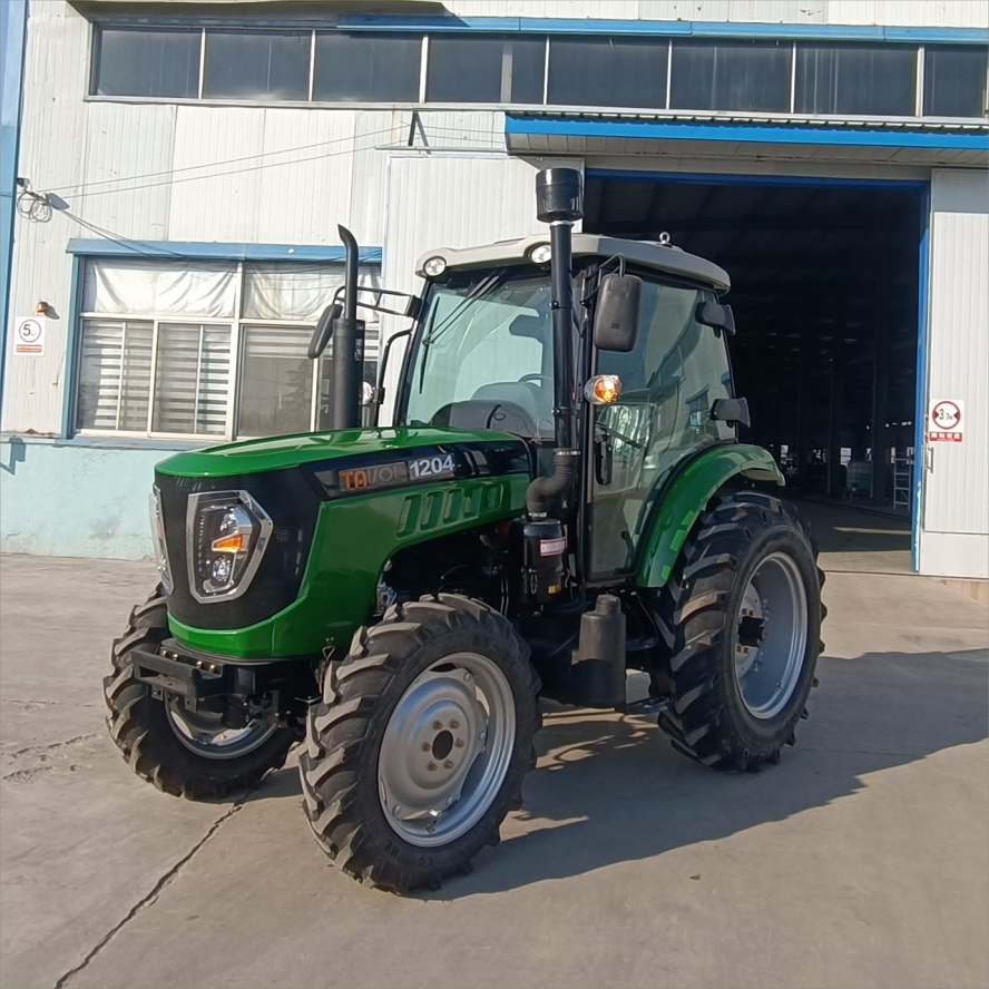 Tractor Farming Land 100HP 120HP Red Green 4WD 16+8 Shuttle Gear Agricultural 1204 Tractors