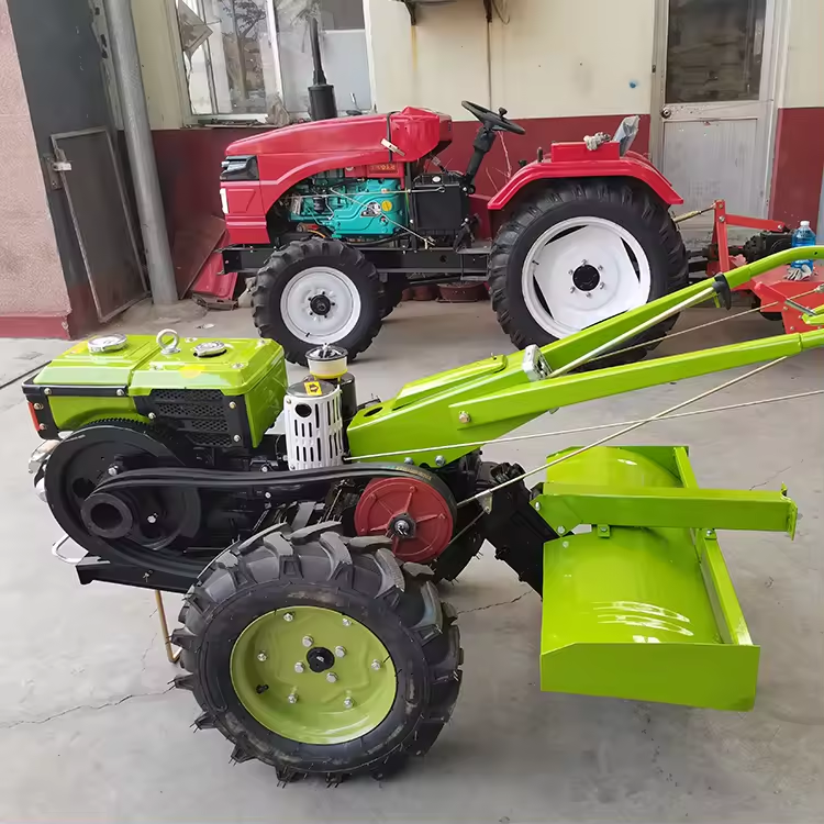 Farm Machinery Hand Walking Tractor Farm Walking Tractor Trade 6hp 9HP 10HP diesel Walking Tractors Two Wheel Mini Farm
