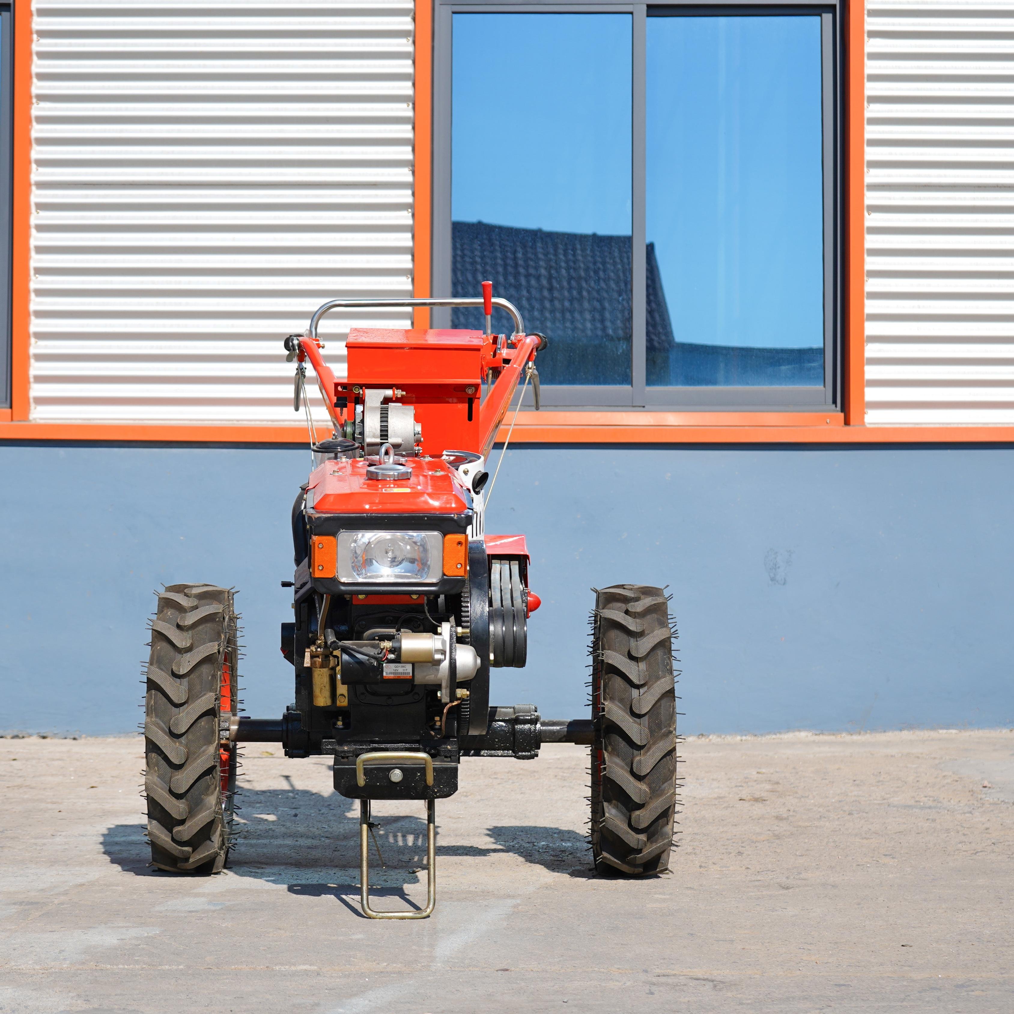 Farm Machinery Hand Walking Tractor Farm Walking Tractor Trade 6hp 9HP 10HP diesel Walking Tractors Two Wheel Mini Farm