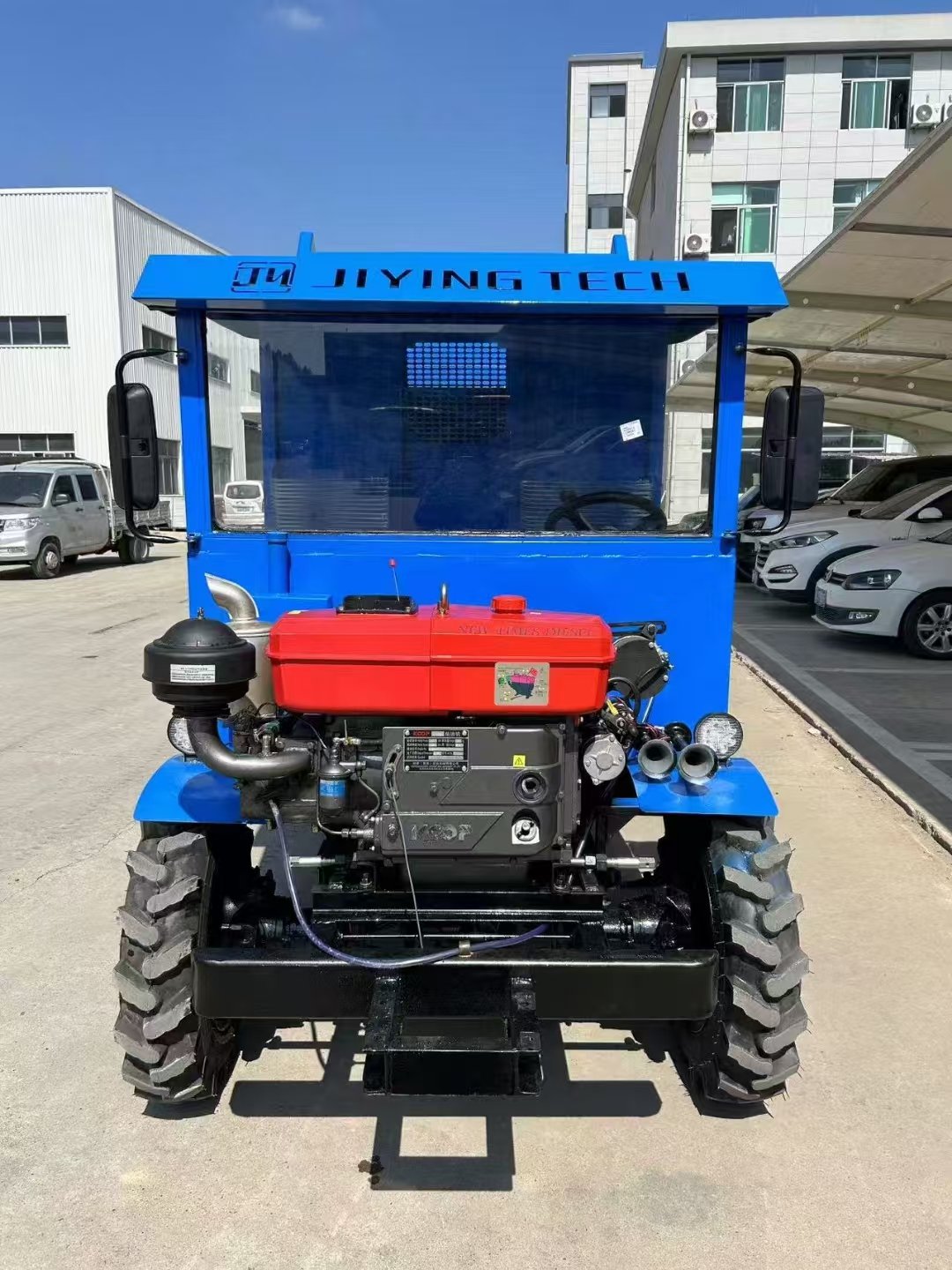 Factory Hot Sale Diesel Small 4wd Hydraulic PTO Single Cylinder 25HP Hilly Utility Vehicle Farm Machine AWD Wheel Tractor