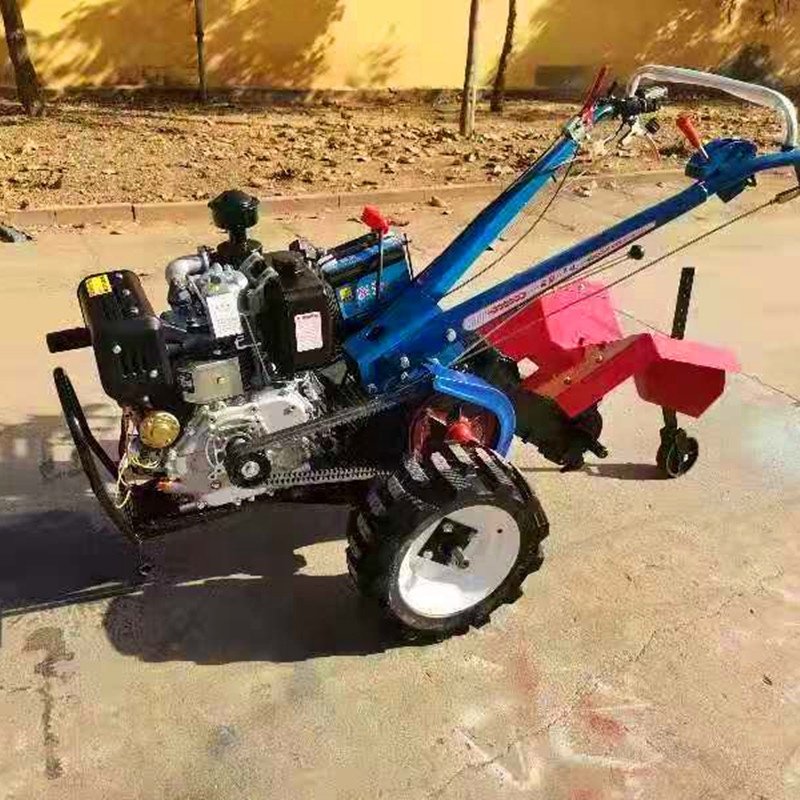 Hot Selling Multifunctional Agricultural Mini Tiller Walking Tractor 2WD Cultivators