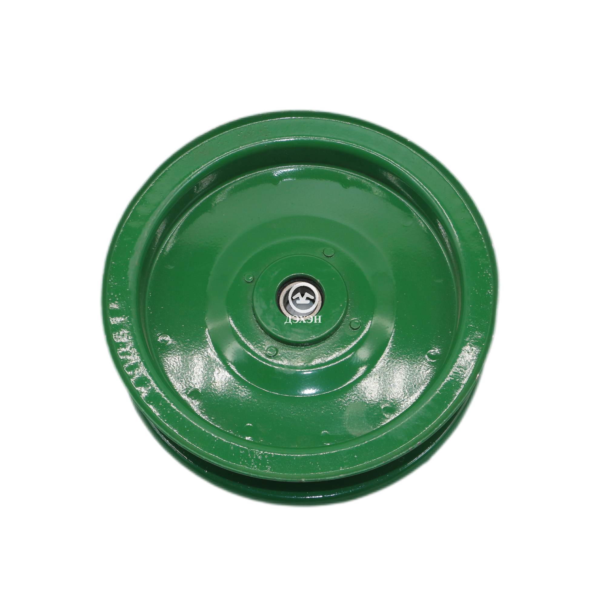 Agricultural Machinery Spare Parts with Big Green Wheels Are Used for Combine Tractors